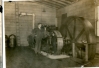 Chester Ziegenbein in Engine Room of Sawmill Circa 1914